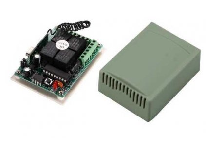 Dálkové ovládání-přijímač YET404 433MHz 4 kanálový, napájení 12V