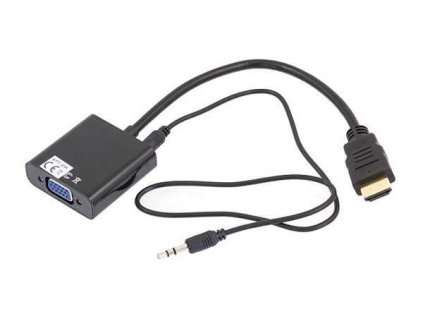 Konvertor HDMI / VGA + audio
