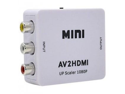 Konvertor AV2HDMI, AV na HDMI, analogové kompozitní video+audio/HDMI