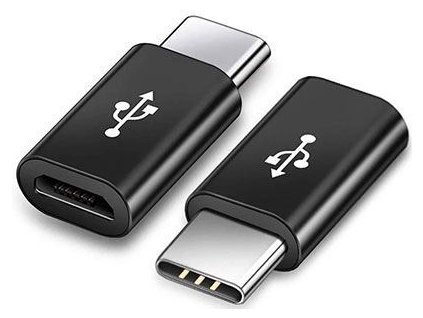 Redukce USB micro - USB C černá