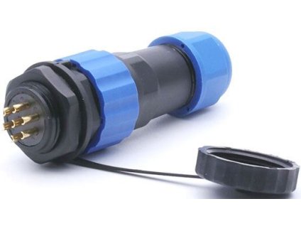 Konektor a zdířka SP/SD20-7P vodotěsný na kabel a panel