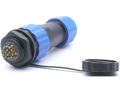 Konektor a zdířka SP/SD20-14P vodotěsný na kabel a panel
