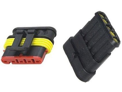 Konektor se zdířkou DJ7051-1.5-11+DJ7051-1.5-21 5P vodotěsný