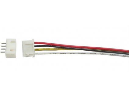 Konektor JST-XH 4pin + kabel 15cm + zdířka JST-XH 4pin