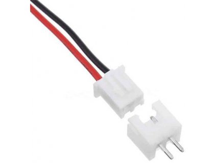 Konektor JST-XH 2pin + kabel 20cm + zdířka JST-XH 2pin