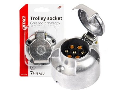Hliníková zásuvka pro tažné zařízení 7 PIN AMIO