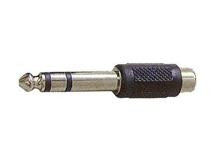 Redukce JACK 6,3 stereo/CINCH(RCA) zdířka