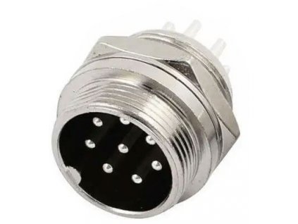 GX20 konektor 8p panelový