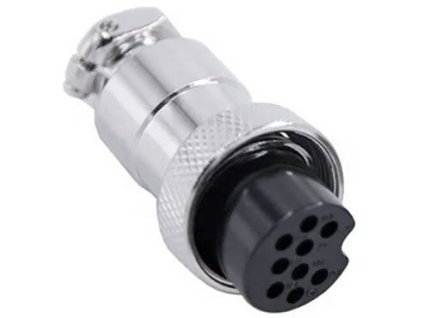 GX20 zdířka 9p na kabel