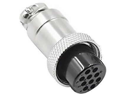 GX20 zdířka 10p na kabel