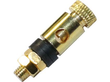 Svorka kovová zlacená,černý plast, délka 47mm