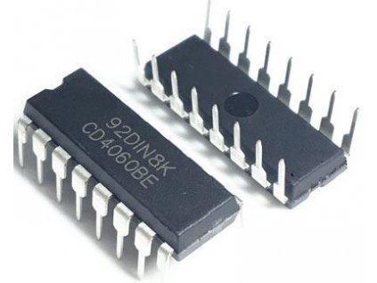 4060 12bit.dvojkový čítač+oscilátor DIP16 /CD4060/