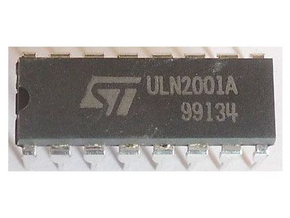ULN2001A - tranzistorové pole Darlington DIL16, ST