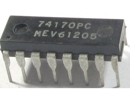 74170 - 16-bit.registr RAM 16bit, DIL16 /74170PC/