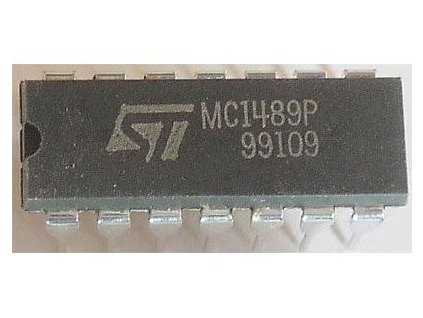 MC1489P - linkový přijímač RS232, DIL14