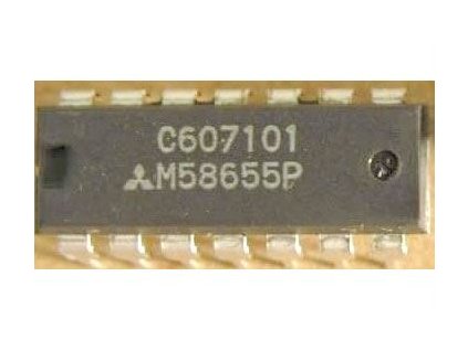 M58655P - 1024bit ROM, DIP14