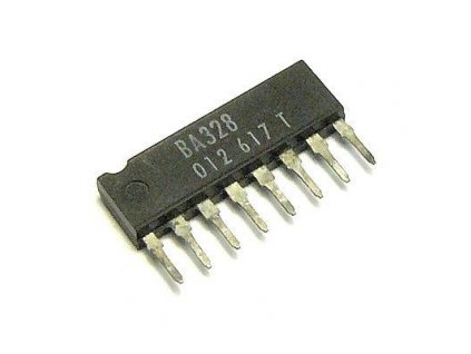BA328 nf předzesilovač stereo SIP8