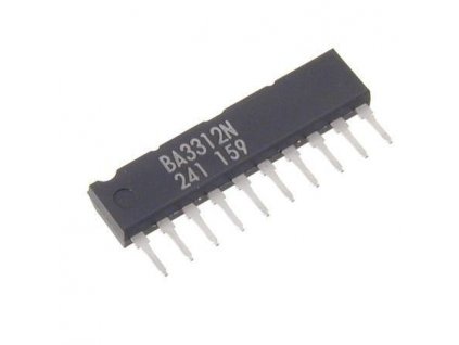 BA3312N nf zesilovač stereo, SIP10