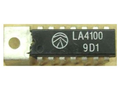 LA4100-nf zesilovač 1W,Ucc=6V,DIP14+g