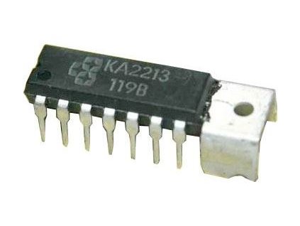 KA2213-snímací/záznam/nf zesilovač 2W (Ucc=5-9V)