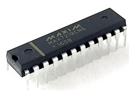 MAX7219 - budič LED matice 8x8, DIP24