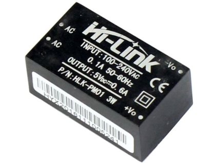 Spínaný zdroj Hi-Link HLK-PM01 3W 5V/0,6A
