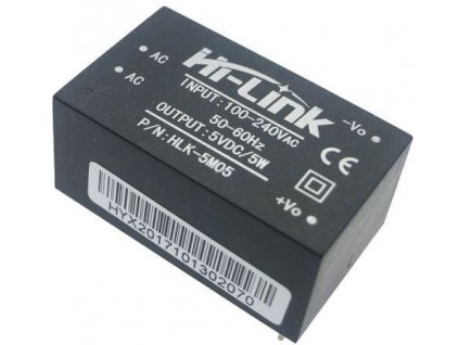Spínaný zdroj Hi-Link HLK-5M05 5W 5V/1A