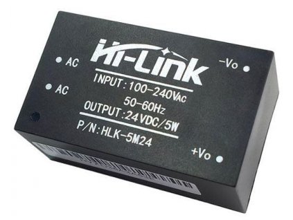 Spínaný zdroj Hi-Link HLK-5M24 5W 24V/0,2A