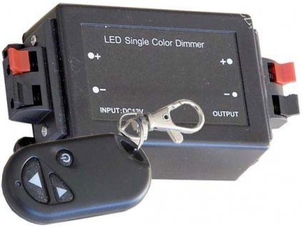 Ovladač LED pásků 12-24V/8A, 1kanálový, D.O. 433MHz