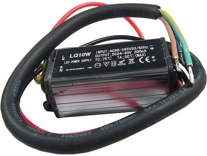 Zdroj- LED driver 10W, 20-40V/280mA pro LED 10W ,IP65,napájení 230V