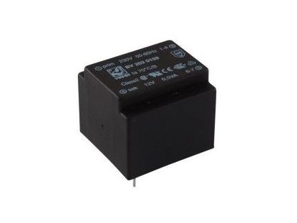 Trafo DPS 0,5VA 1x12V(42mA) 21,7x22,6x19 HAHN