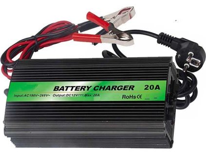Nabíječka Pb akumulátorů CARSPA ENC1220 12V/20A s automatikou