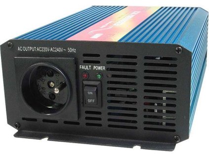 Měnič napětí 24V/230V 600W, CARSPA P600, čistá sinusovka