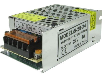 Průmyslový zdroj S-25-24, 24V=/25W spínaný