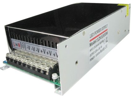 Průmyslový zdroj S-1000-12, 12V=/1000W spínaný