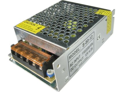 Průmyslový zdroj S-50-12, 12V=/50W spínaný