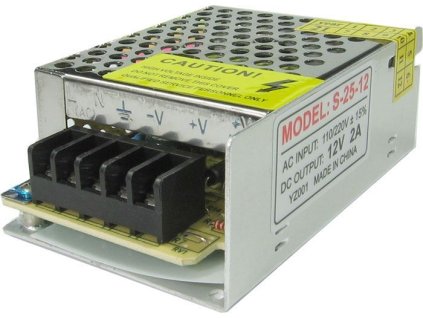 Průmyslový zdroj S-25-12, 12V=/25W spínaný