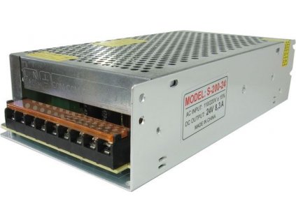 Průmyslový zdroj S-240-24, 24V=/240W spínaný