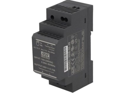 Zdroj Mean Well HDR-30-48, 48V=/36W spínaný na DIN lištu