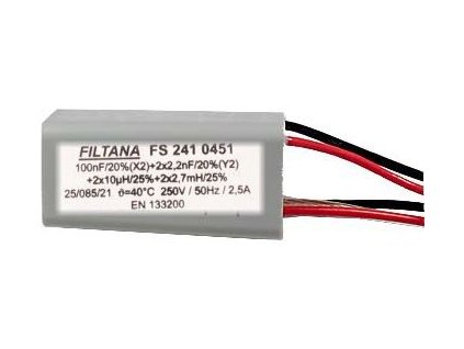 Odrušovací filtr FS241 100n+2x2n2+2x10uH+2x2,7mH /TC241/