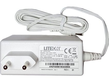 Napáječ, síťový adaptér LITEON 12V/2,5A spínaný, koncovka 6,3x2,6mm