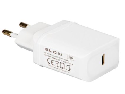 Napáječ, síťový adaptér BLOW 76-004, 18W, USB-C