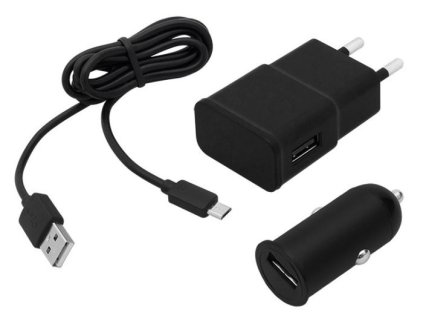 Napáječ, síťový adaptér USB BLOW 75-863 s autoadaptérem
