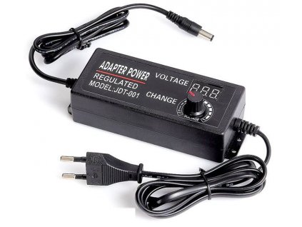 Napáječ, síťový adaptér JDT-001, 9-24V/3A spínaný, regulovatelný
