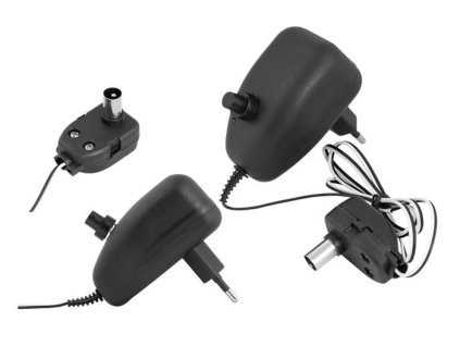 Napáječ, síťový adaptér 2-12V/0,1A s antenní výhybkou