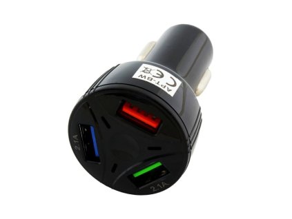 Autoadaptér USB 12V/5V 3xUSB