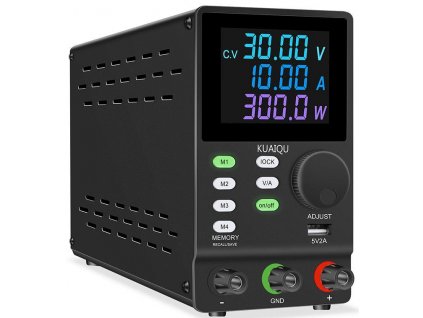 Laboratorní zdroj KUAIQU SPPS3010D 0-30V/0-10A, programovatelný
