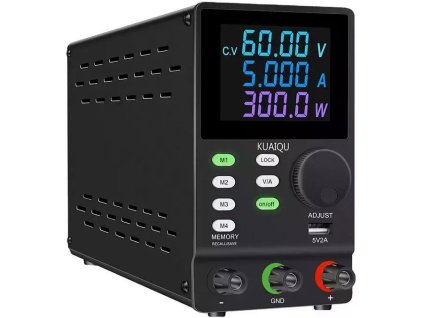 Laboratorní zdroj KUAIQU SPPS605D 0-60V/0-5A, programovatelný