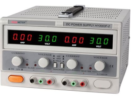 Laboratorní zdroj PeakMeter HY3003F-2 2x0-30V/0-3A