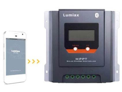 Solární regulátor MPPT Lumiax MT3075-BT, 12-24V/30A, s bluetooth